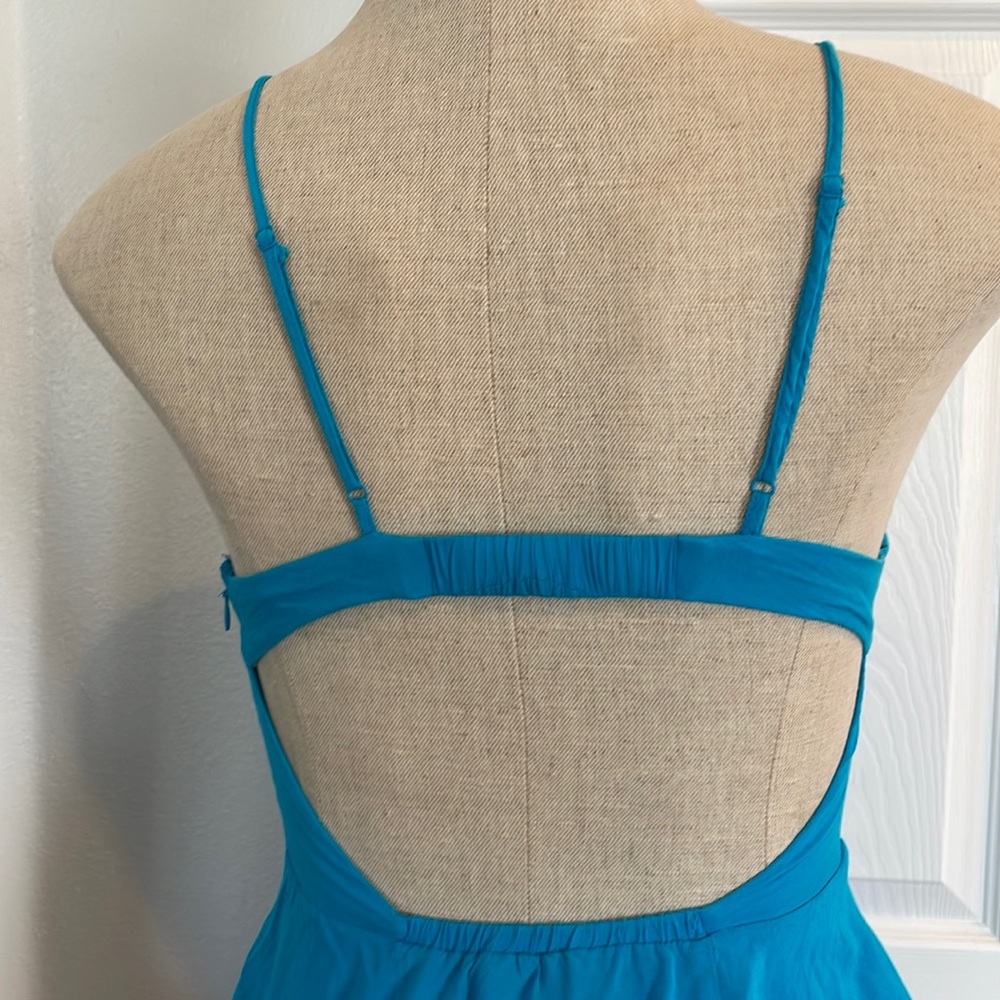 Forever 21 dress spaghetti straps cerulean - Picture 4 of 9